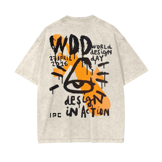 Design Day Acid Wash Oversize Tee