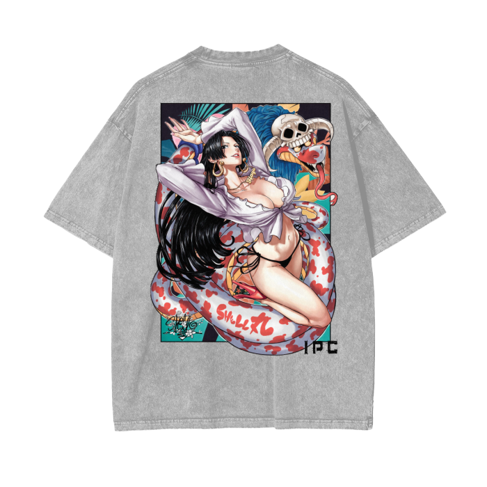 Boa Acid Wash Oversize Tee