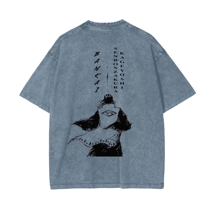 Bankai Acid Wash Oversize Tee